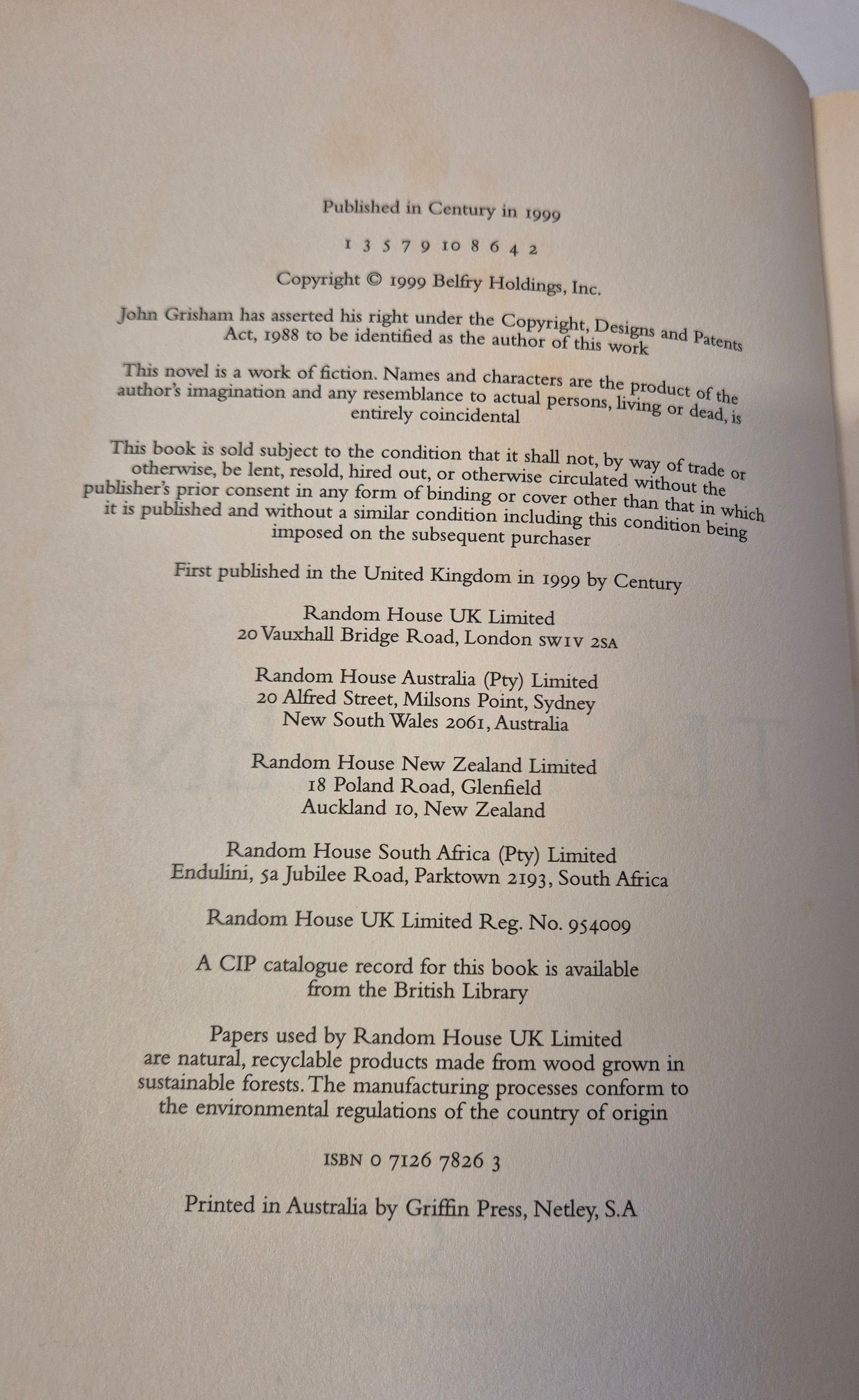 The Testament by John Grisham