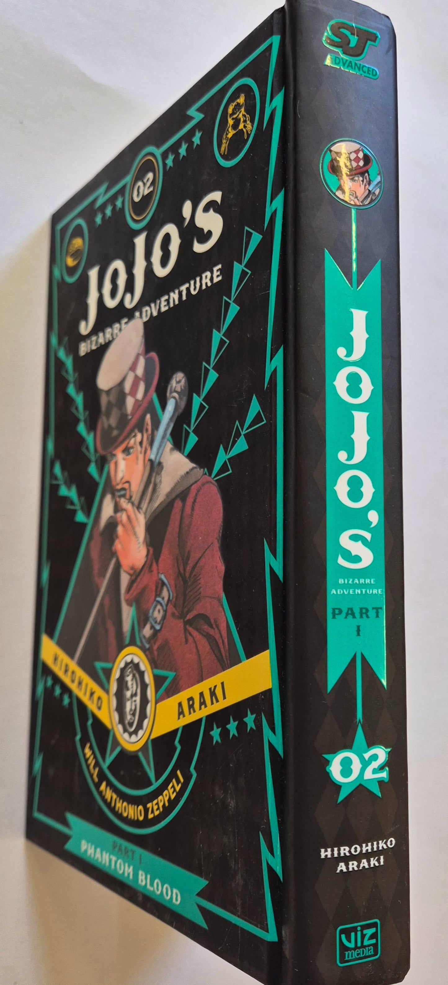 JoJo's Bizarre Adventure: Part 1 - Phantom Blood, Vol. 2 (Phantom Blood Deluxe #2) by Hirohiko Araki