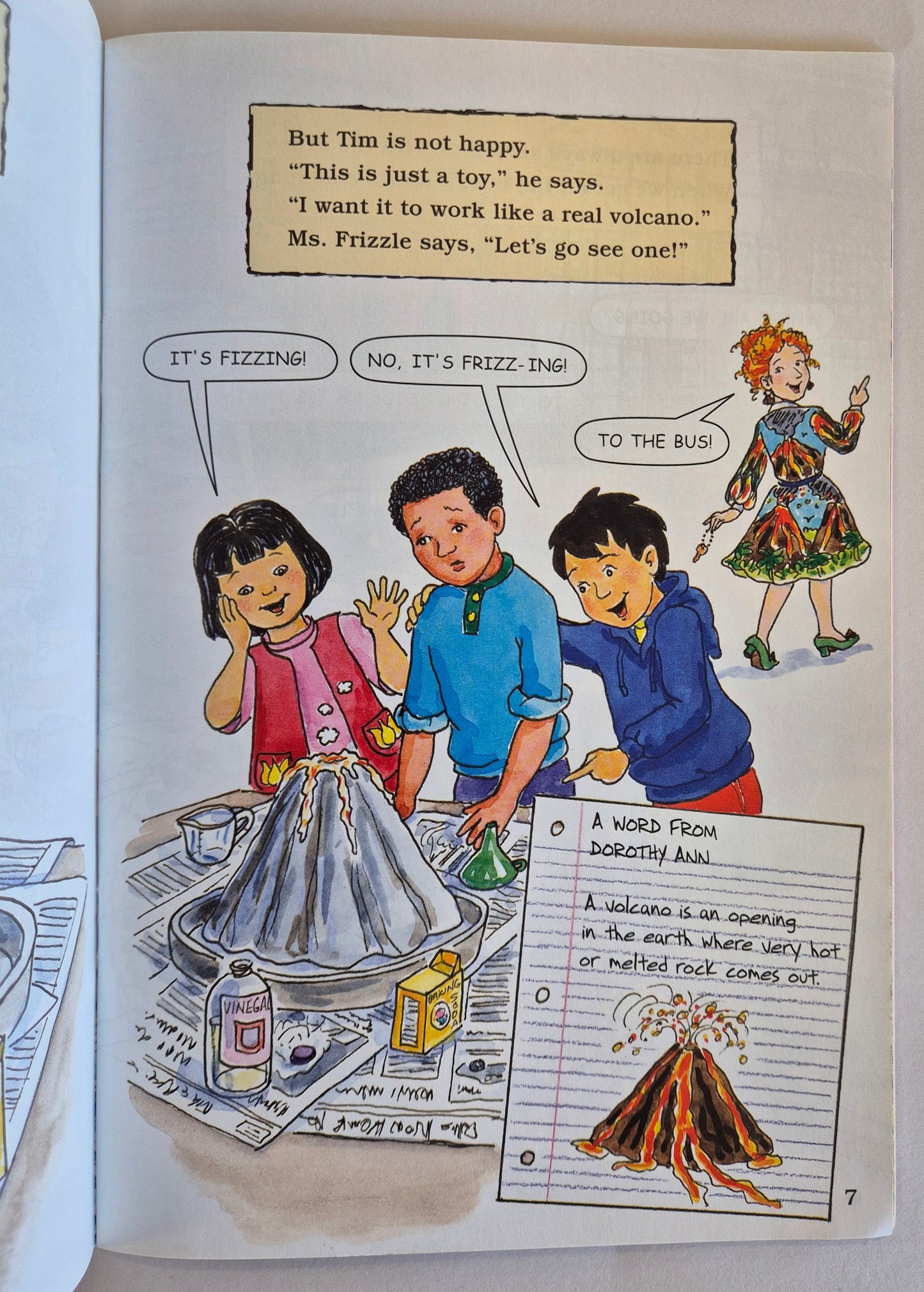 The Magic School Bus: Inside a Volcano by Kristin Earhart