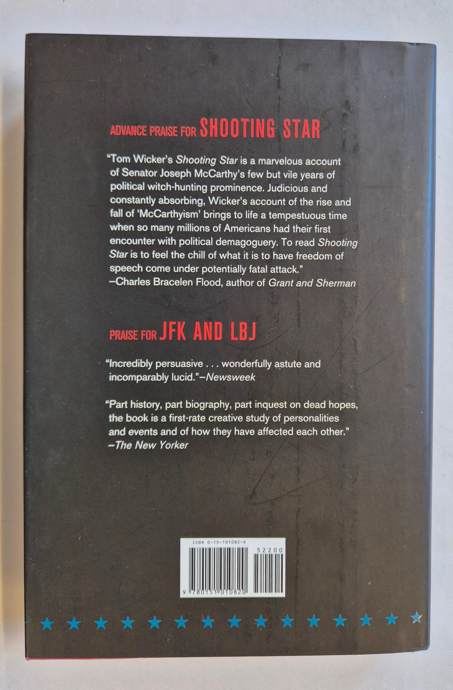 Shooting Star: The Brief Arc of Joe McCarthy by Tom Wicker