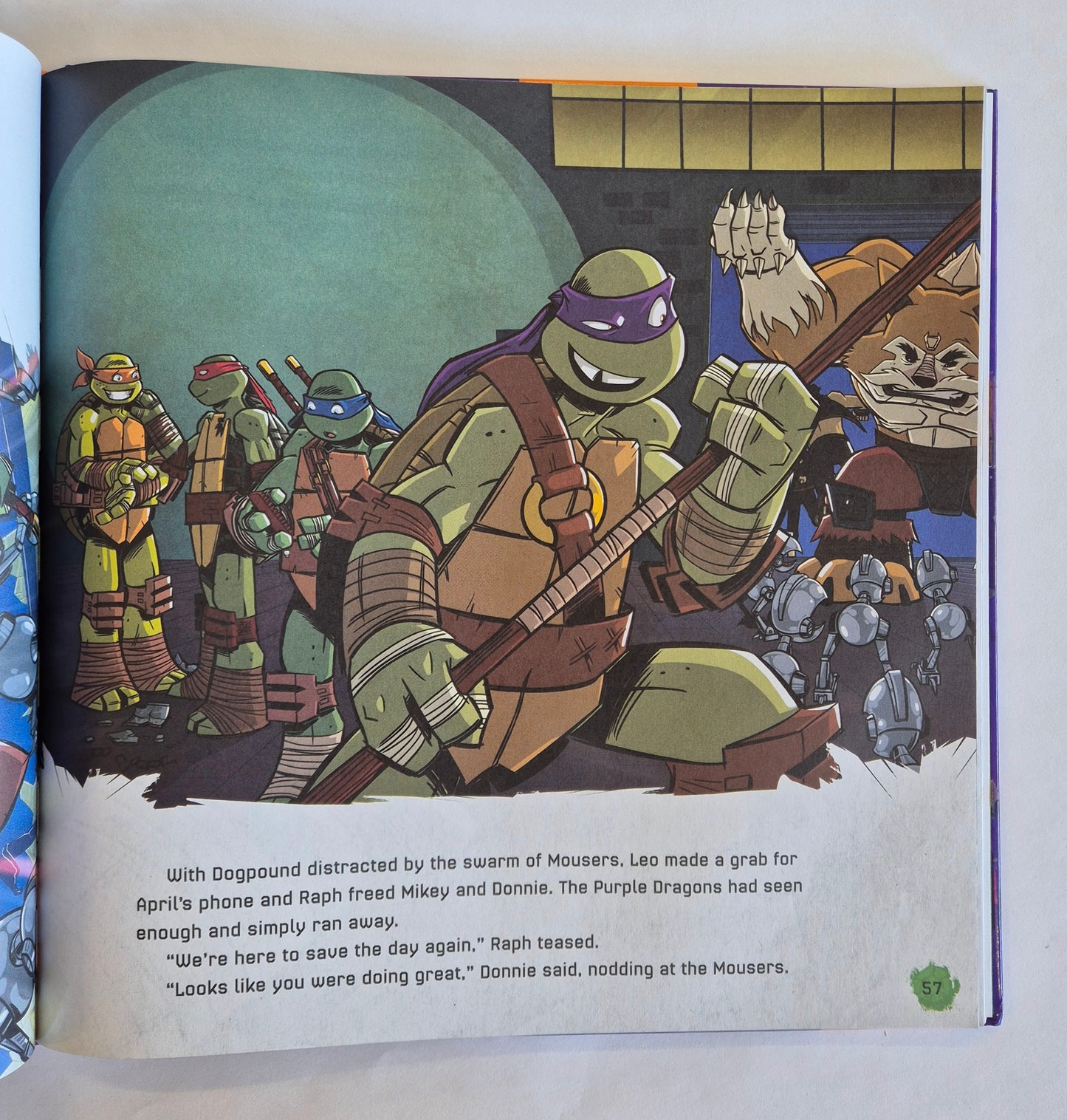TMNT Storybook Collection: Christy Webster - Green Team + Christy Webster - Double Team + Jeremy Shipp - Ooze Control! + Christy Webster - Robot Rampage + Ron Corcillo and Russ Carney - Monkey Business + Hollis James - Mikey's Monster