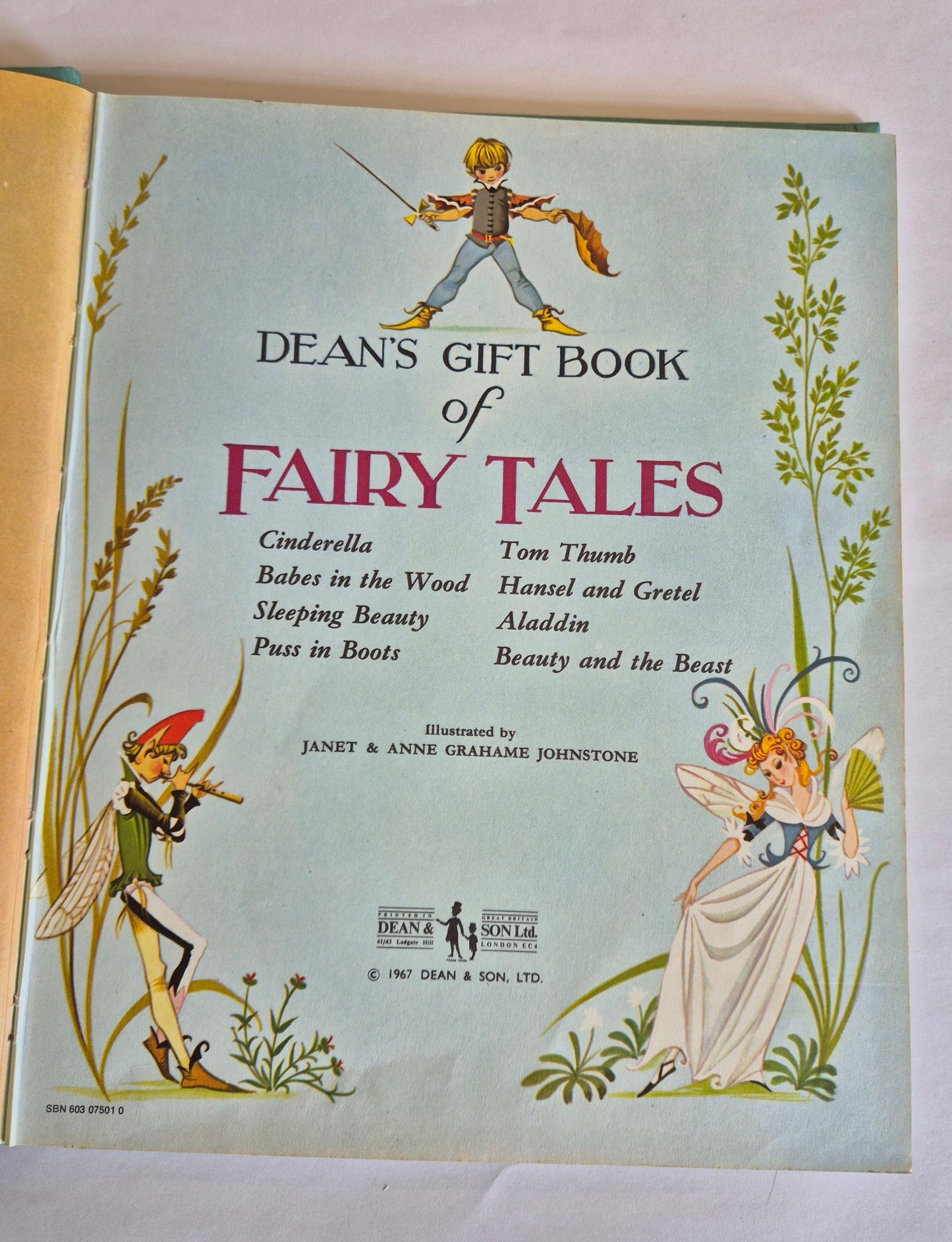 Dean's Gift Book of Fairy Tales Illustrated by Janet & Anne Grahame Johnstone