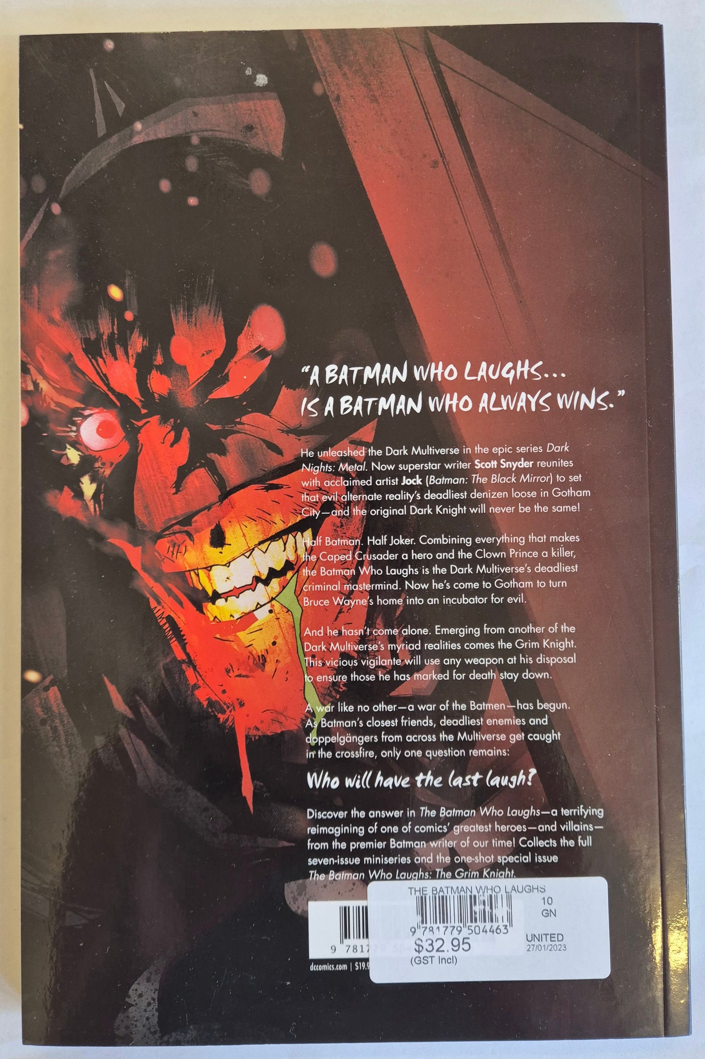 The Batman Who Laughs by Scott Snyder