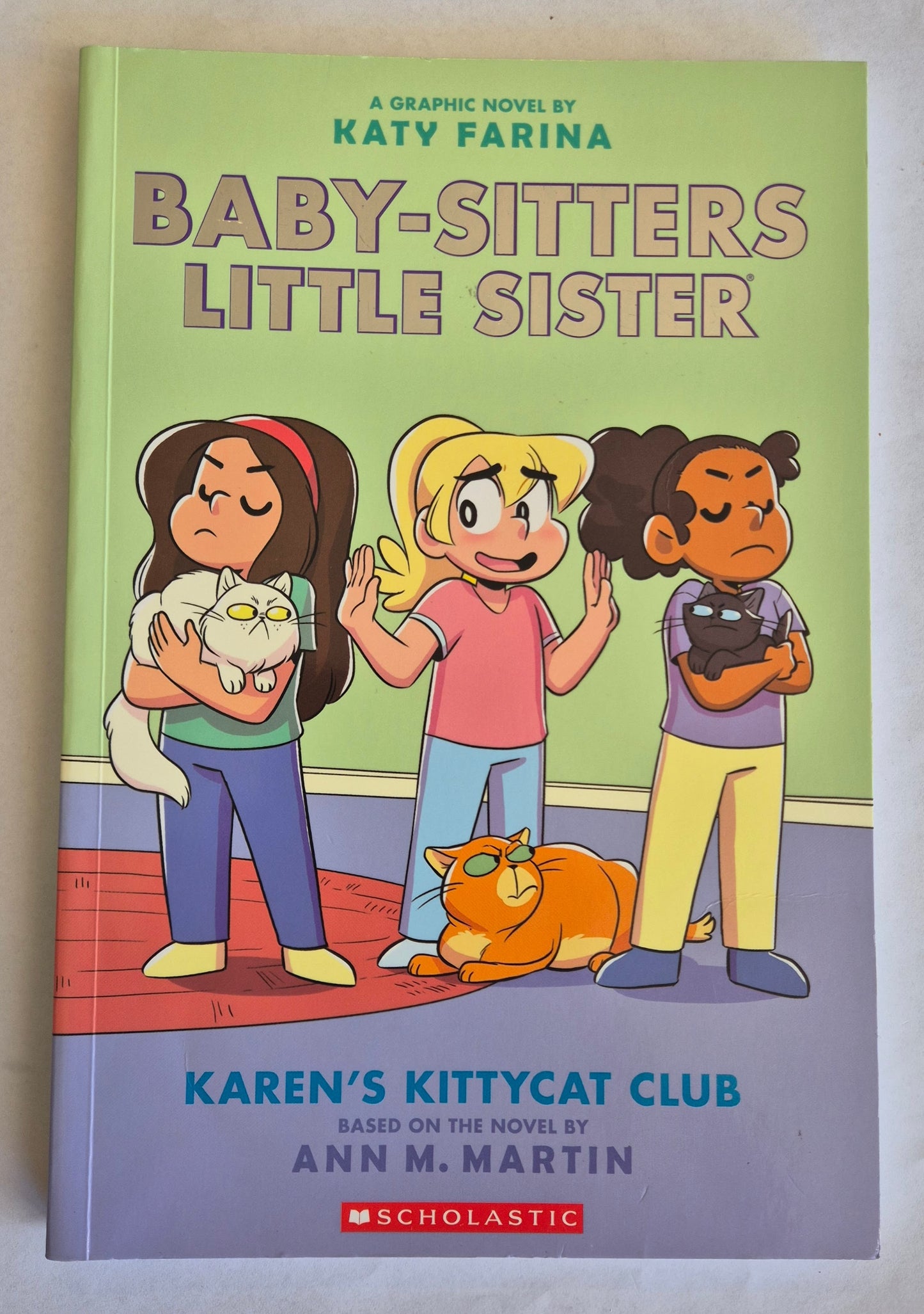 Karen's Kittycat Club (Baby-Sitters Little Sister Graphic Novels #4) by Katy Farina