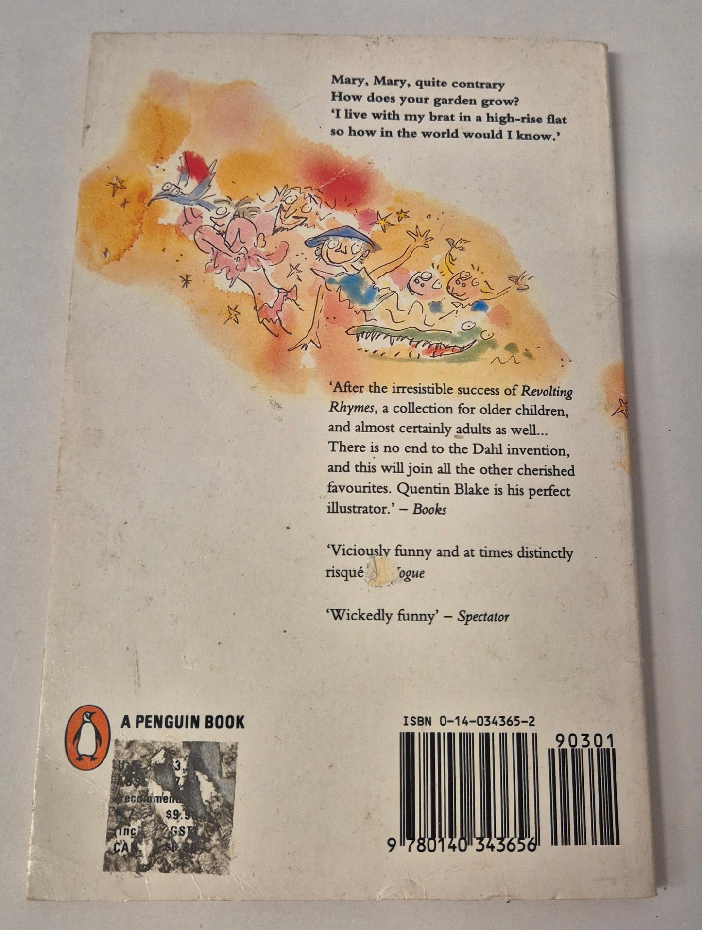 Rhyme Stew by Roald Dahl