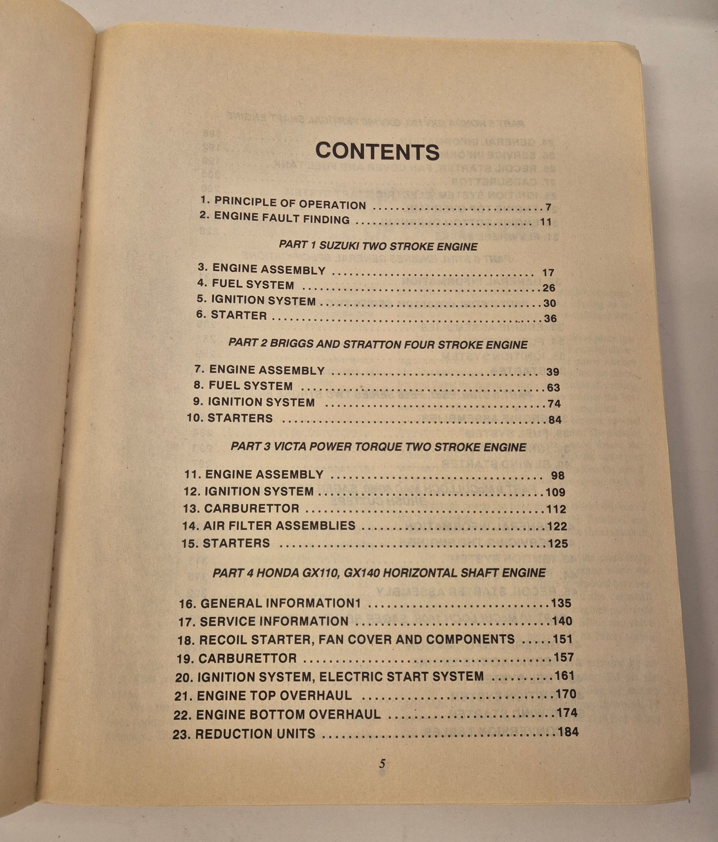Small Engines Service and Repair Manual Series 2 - Gregory's No. 426