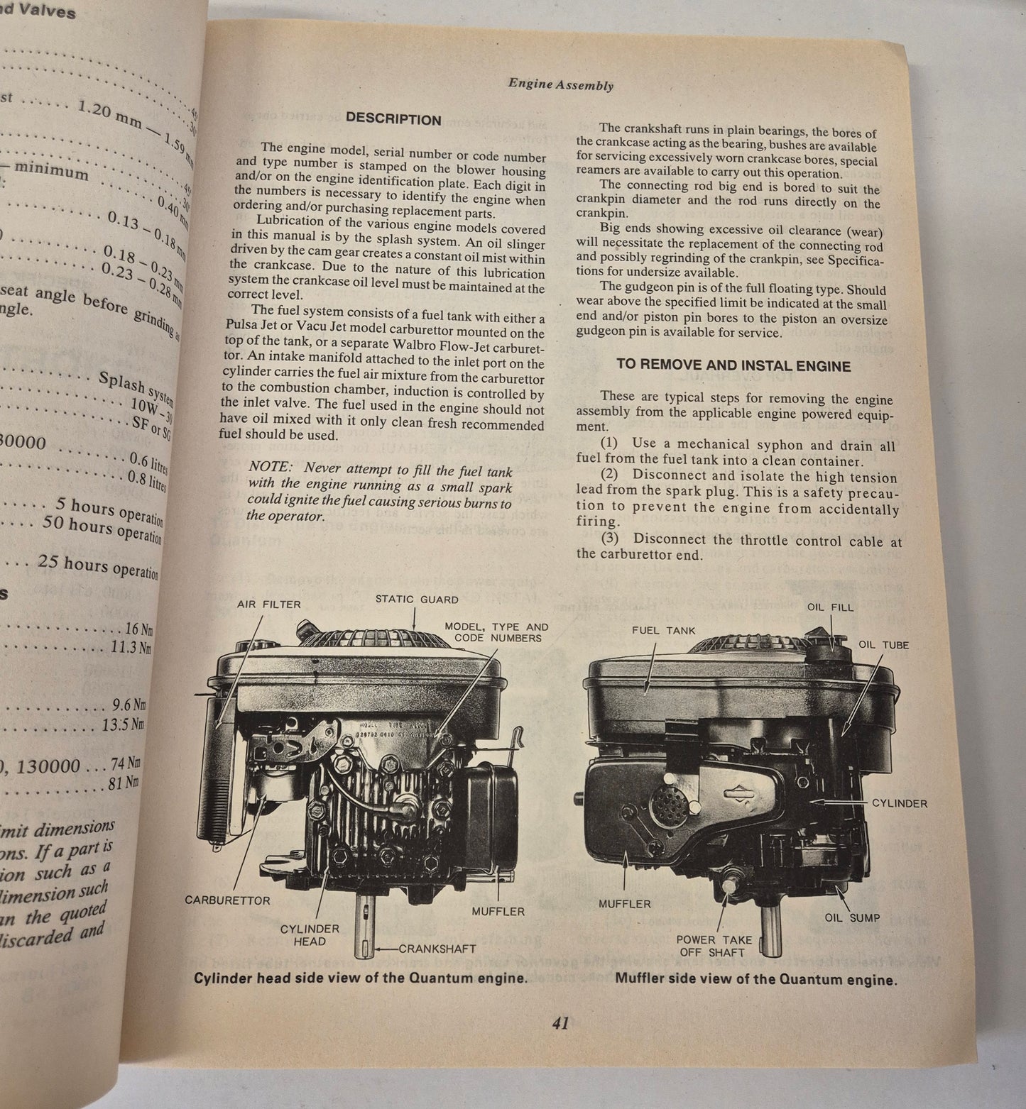 Small Engines Service and Repair Manual Series 2 - Gregory's No. 426