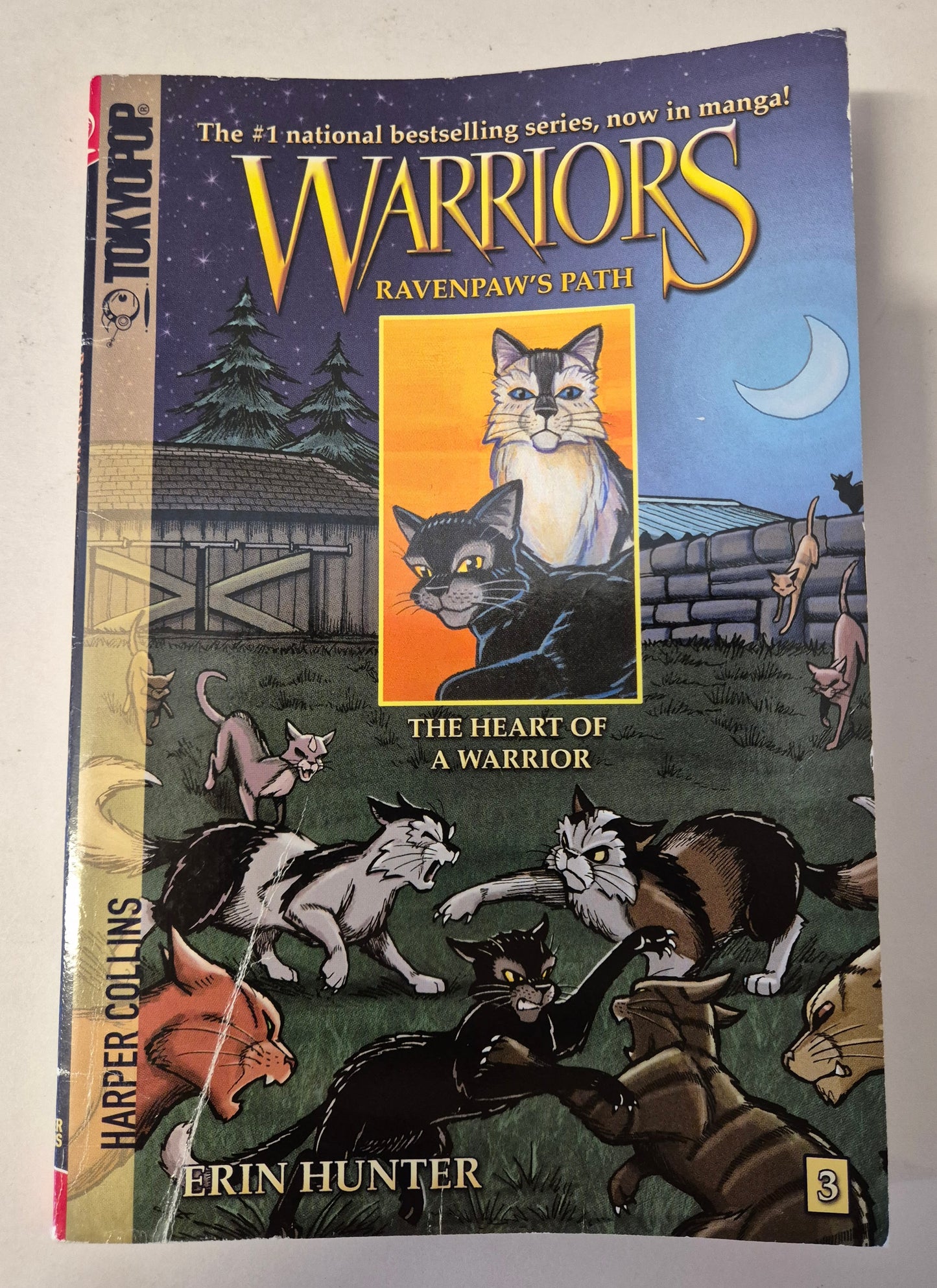 The Heart of a Warrior (Warriors Manga: Ravenpaw's Path #3) by Erin Hunter