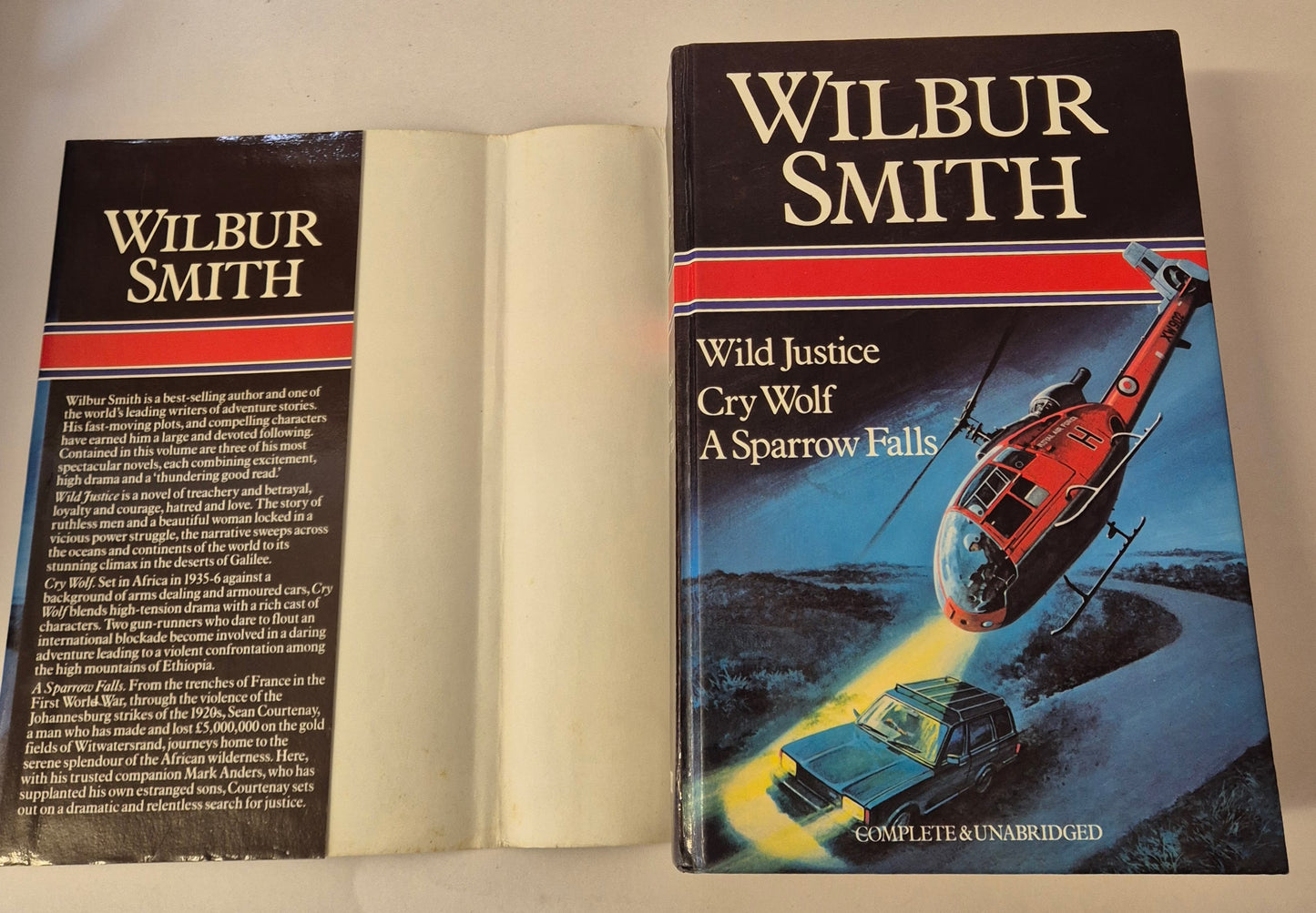 Omnibus: Wild Justice + Cry Wolf + A Sparrow Falls (Courtney publication order #3) by Wilbur Smith