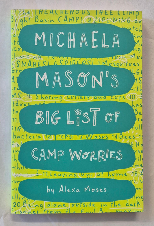 Michaela Mason's Big List of Camp Worries (Michaela Mason's Worries #2) by Alexa Moses