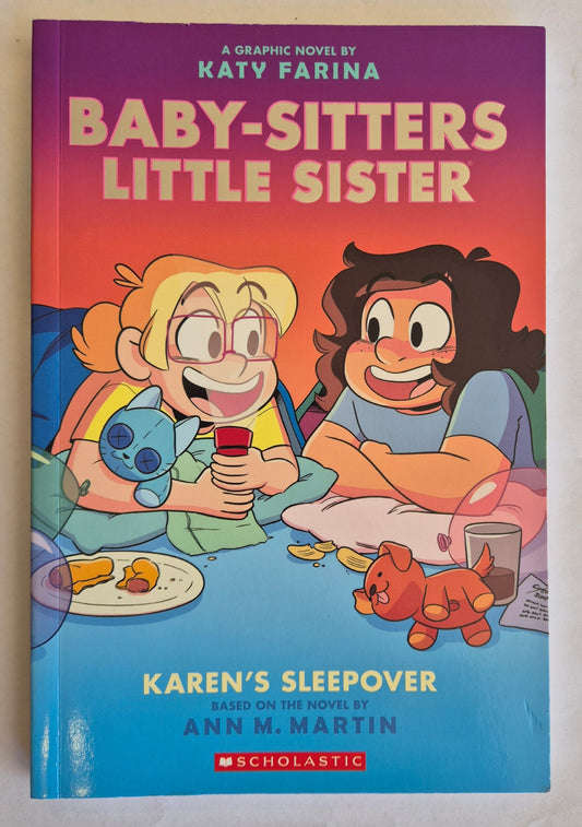 Karen's Sleepover (Baby-Sitters Little Sister Graphic Novels #8) by Katy Farina