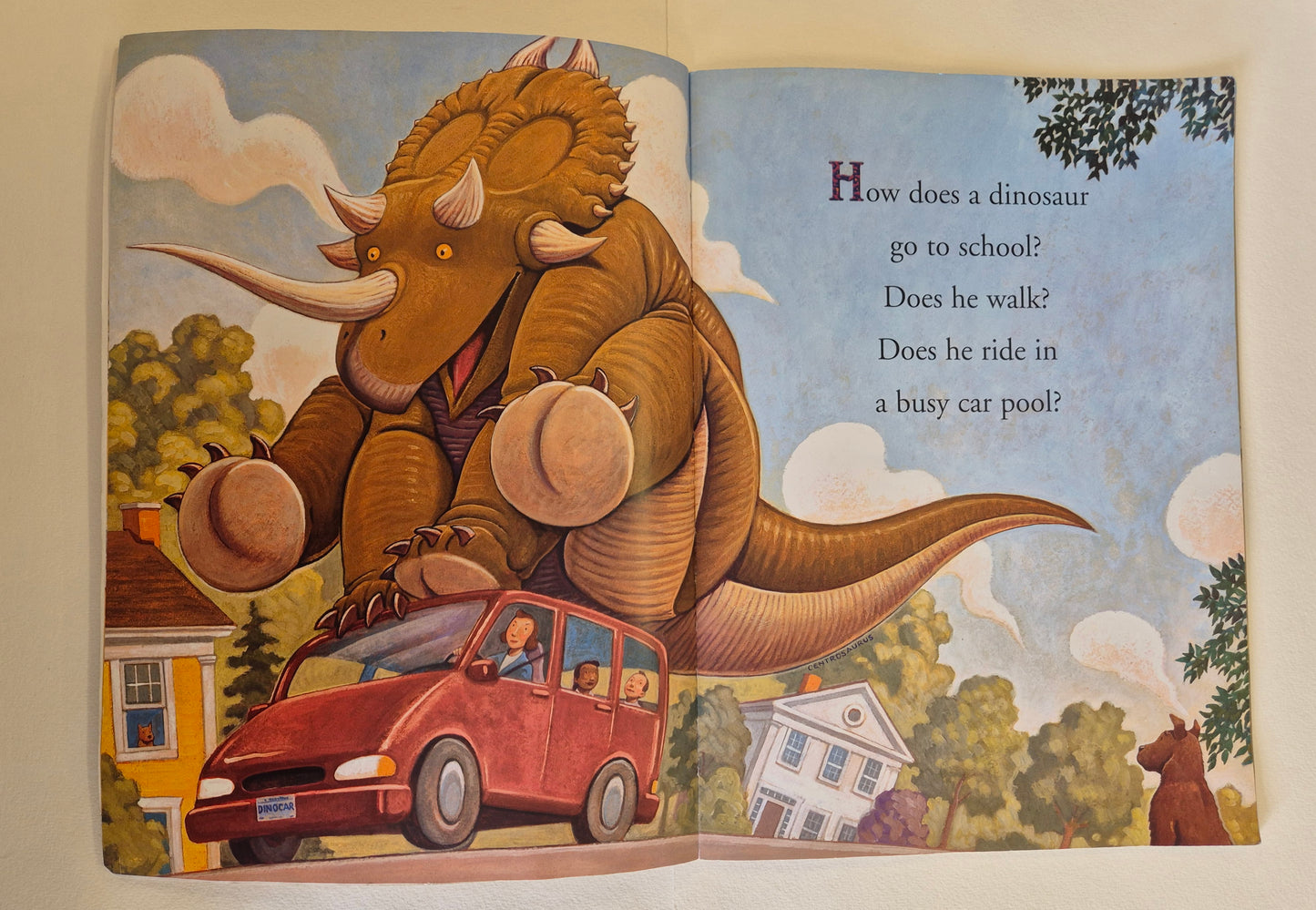 How Do Dinosaurs Go to School? by Jane Yolen