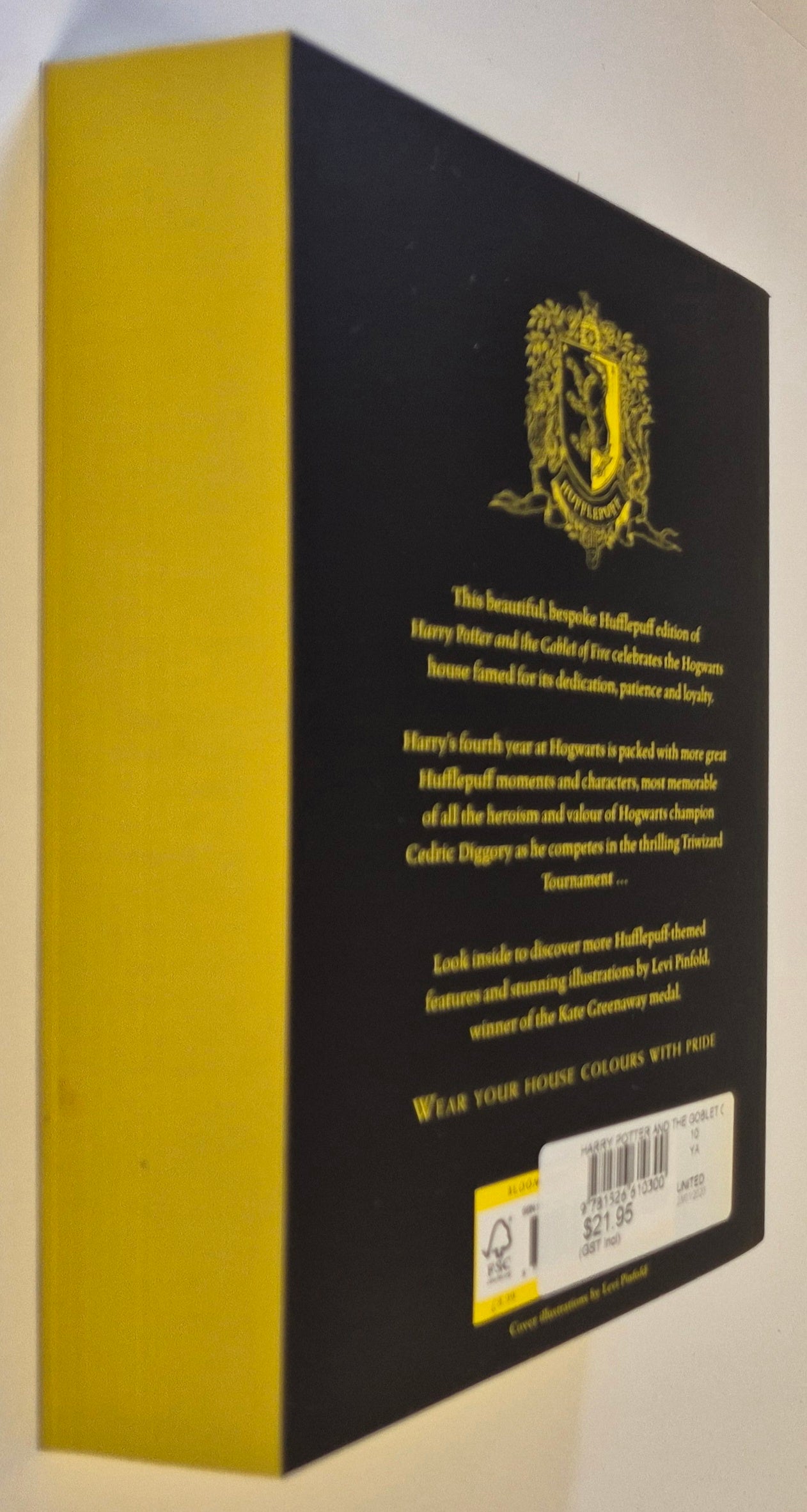 Harry Potter and the Goblet of Fire (Harry Potter #4) (Hufflepuff Edition) by J. K. Rowling