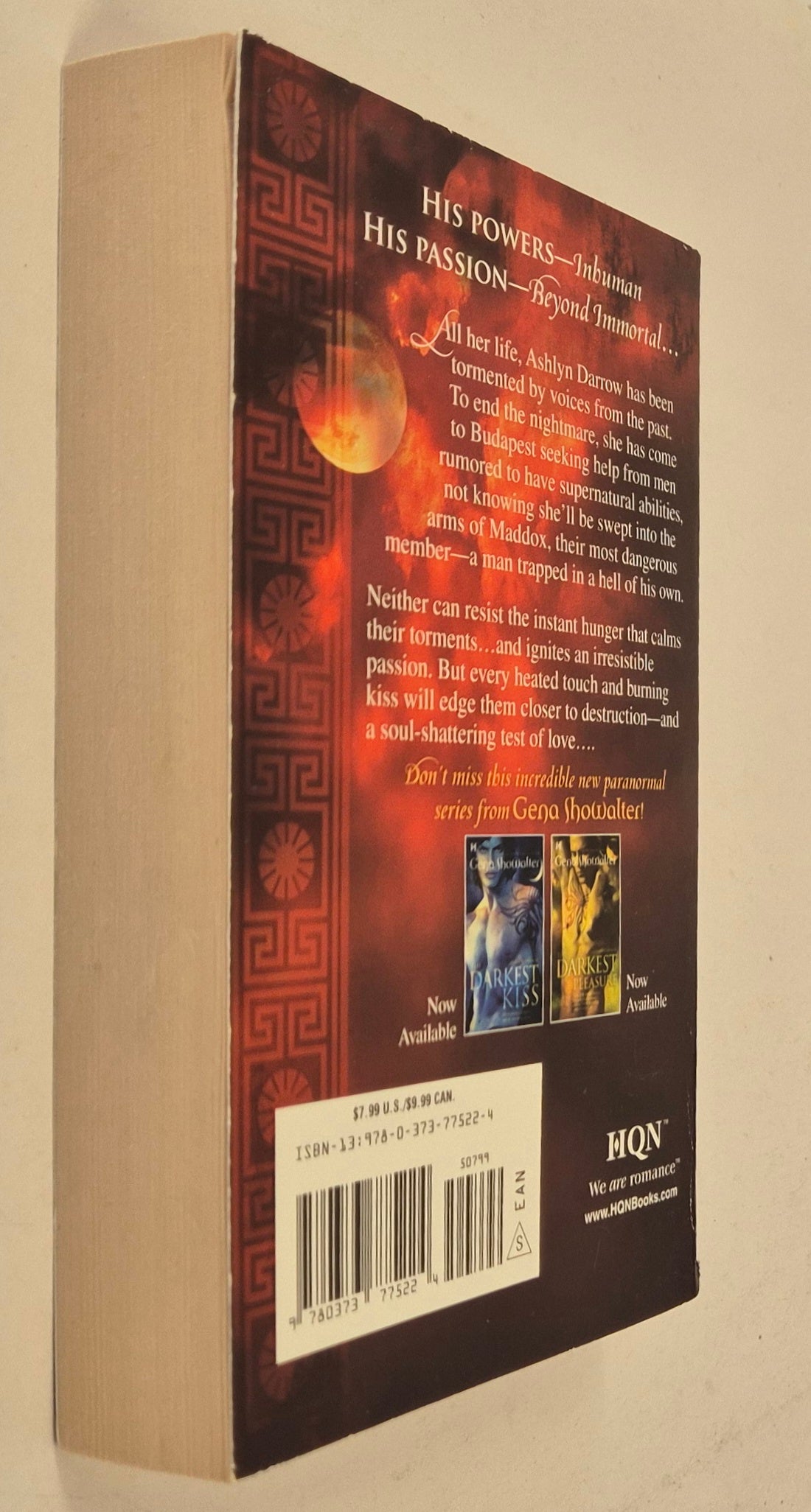The Darkest Night (Lords of the Underworld #1) by Gena Showalter