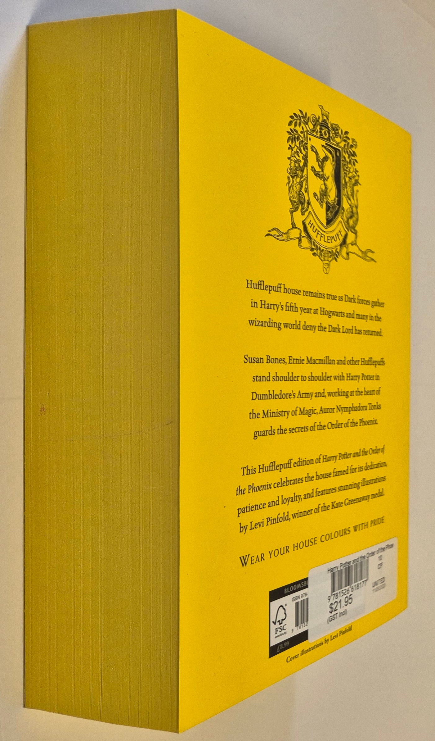 Harry Potter and the Order of the Phoenix (Harry Potter #5) (Hufflepuff Edition) by J. K. Rowling