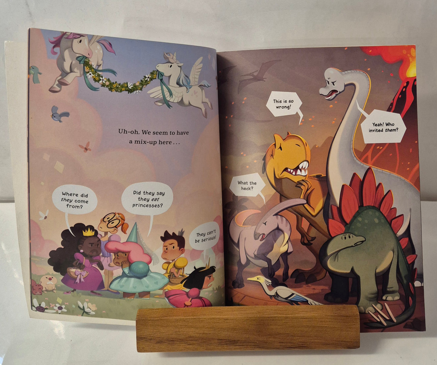 Princesses Versus Dinosaurs by Linda Bailey