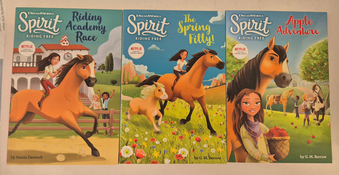 Spirit Riding Free Collection (Box Set): Stacia Deutsch - Riding Academy Race + G. M. Berrow - The Spring Filly! + G. M. Berrow - Apple Adventure