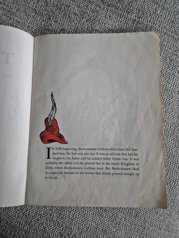 The 500 Hats of Bartholomew Cubbins by Dr. Seuss