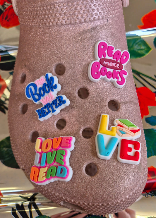 Bookish Shoe Charms – Wear Your Love for Books!