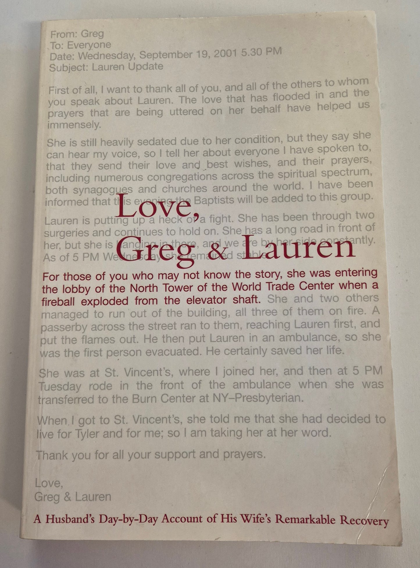 Love, Greg & Lauren by Greg Manning