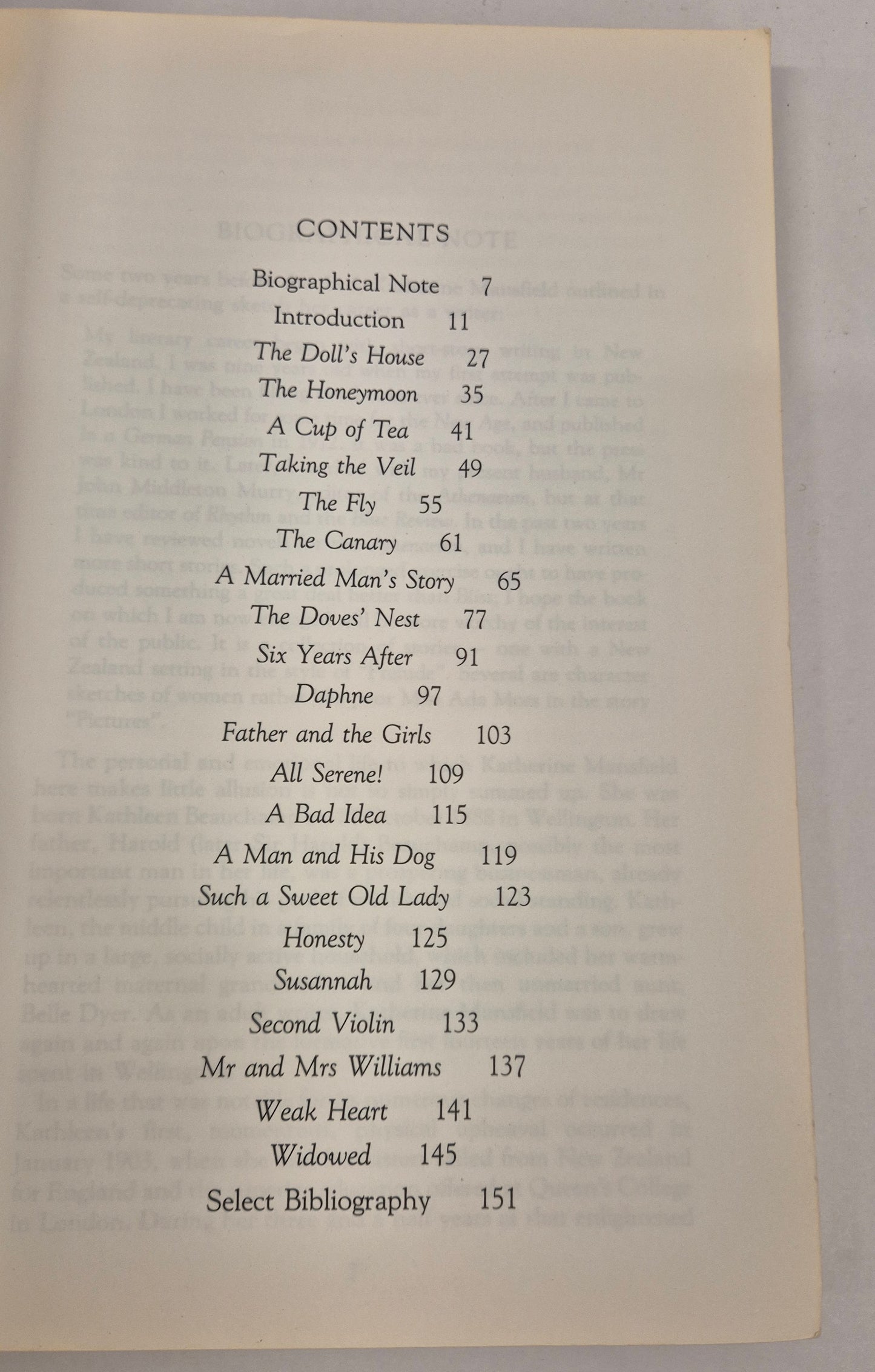 The Doves' Nest and Other Stories by Katherine Mansfield