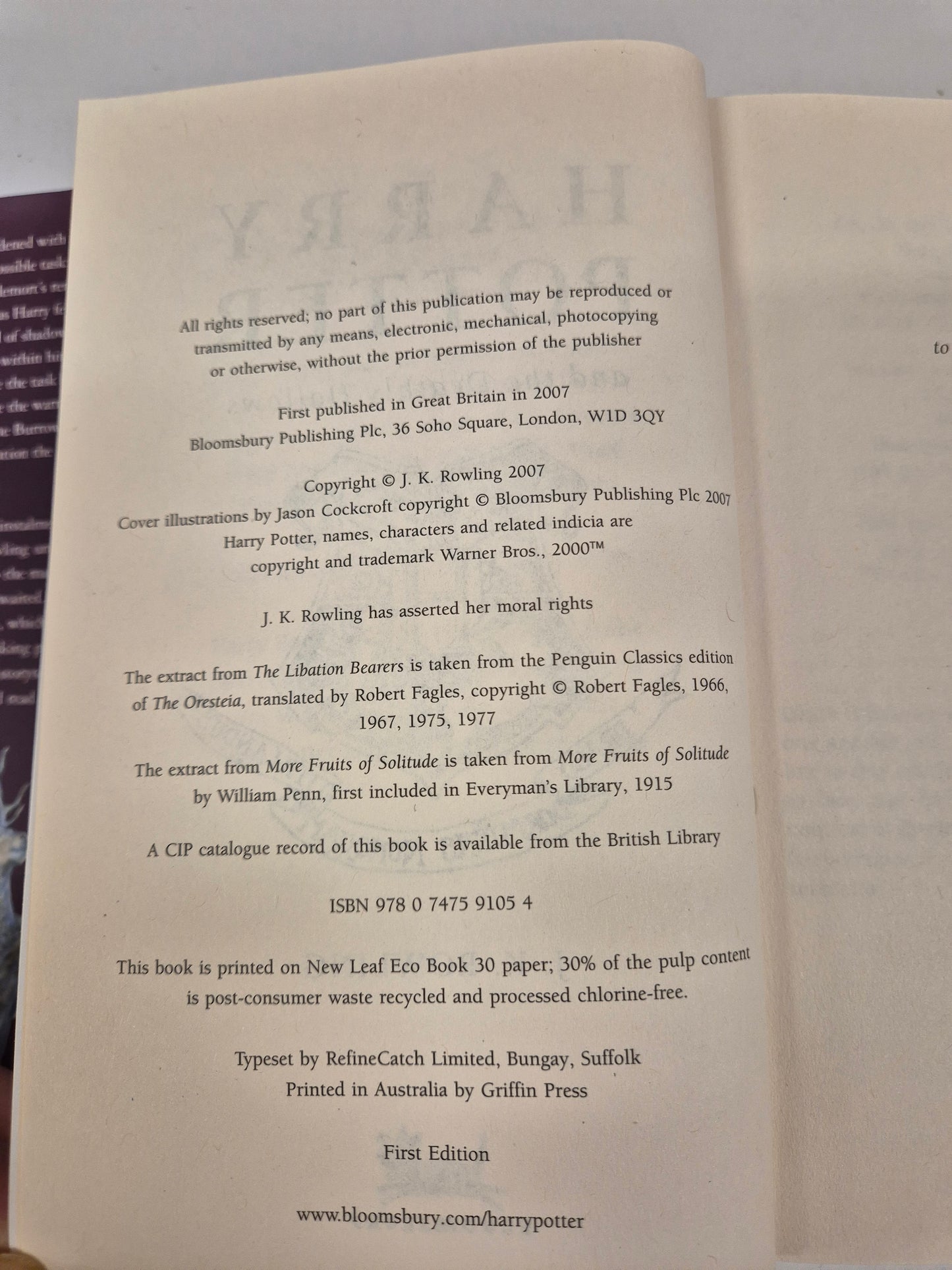 Harry Potter and the Deathly Hallows (Harry Potter #7) by J. K. Rowling