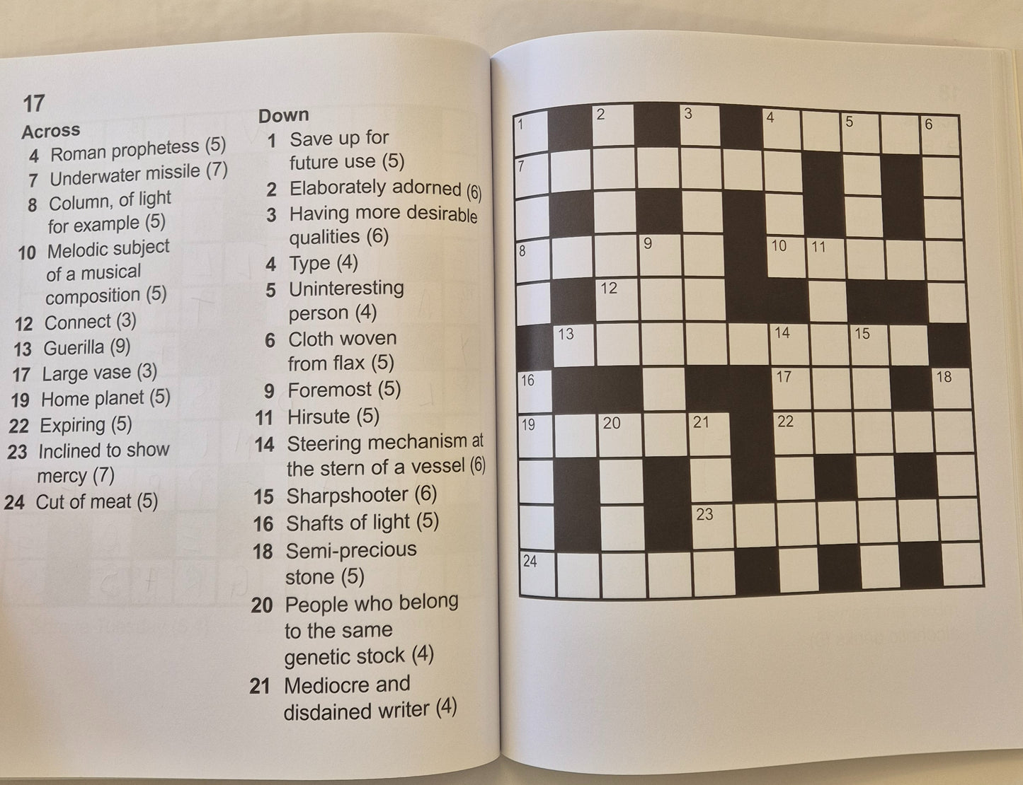 Extra Large Print Crosswords: Easy-to-Read Puzzles