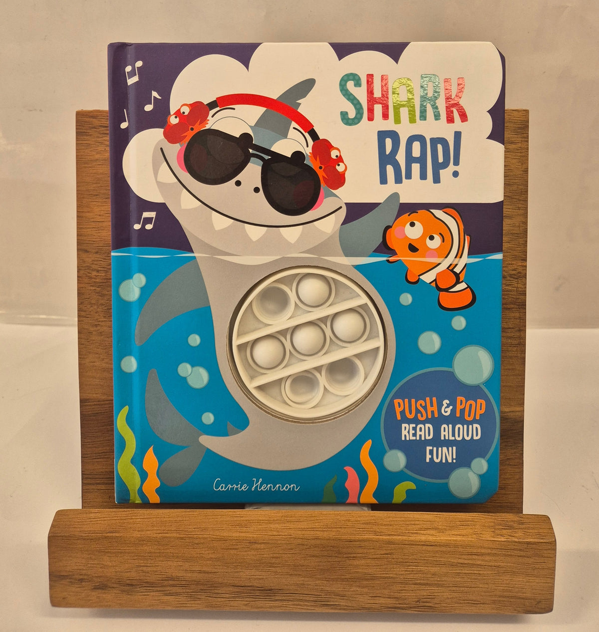 Push & Pop: Shark Rap by Clare Michelle (Board Book)
