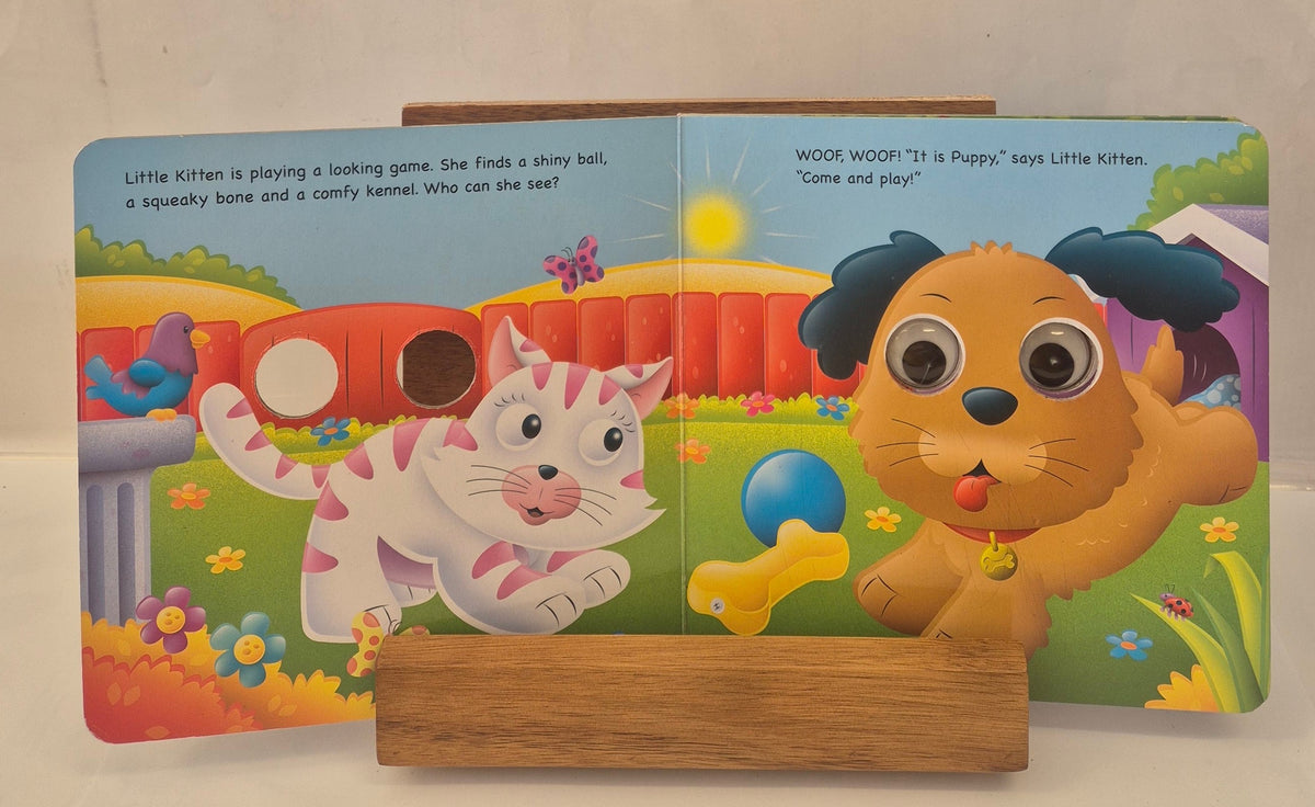Little Kitten Wobbly Eyes (Board Book)
