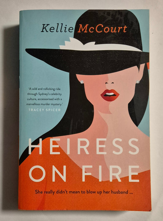 Heiress on Fire (Indigo 1) by Kellie McCourt Paperback Novel Mystery Australia Fiction Australian Author