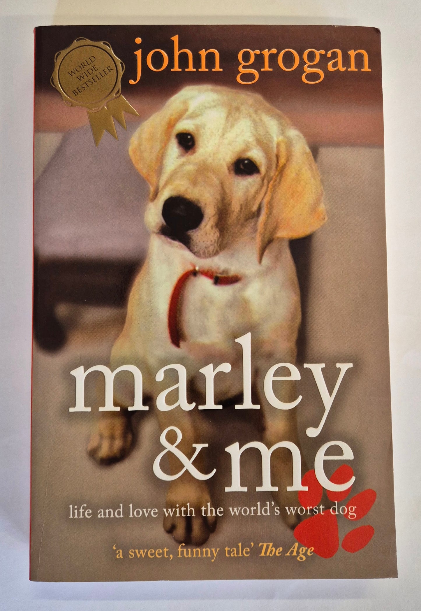 Marley & Me by John Grogan Paperback Novel Nonfiction Biography Memoir Pets Animals