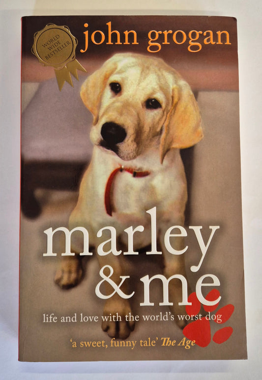 Marley & Me by John Grogan Paperback Novel Nonfiction Biography Memoir Pets Animals