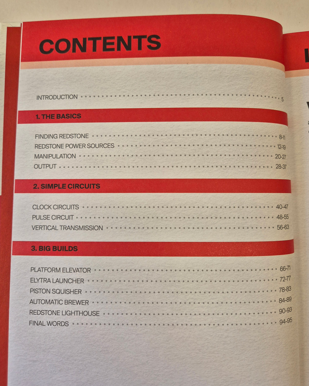 Redstone Page Minecraft: Guide to Redstone (Official Minecraft Guides) – Secondhand Pages
