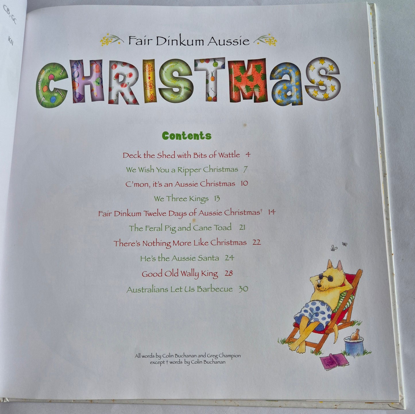Fair Dinkum Aussie Christmas Carols by Colin Buchanan