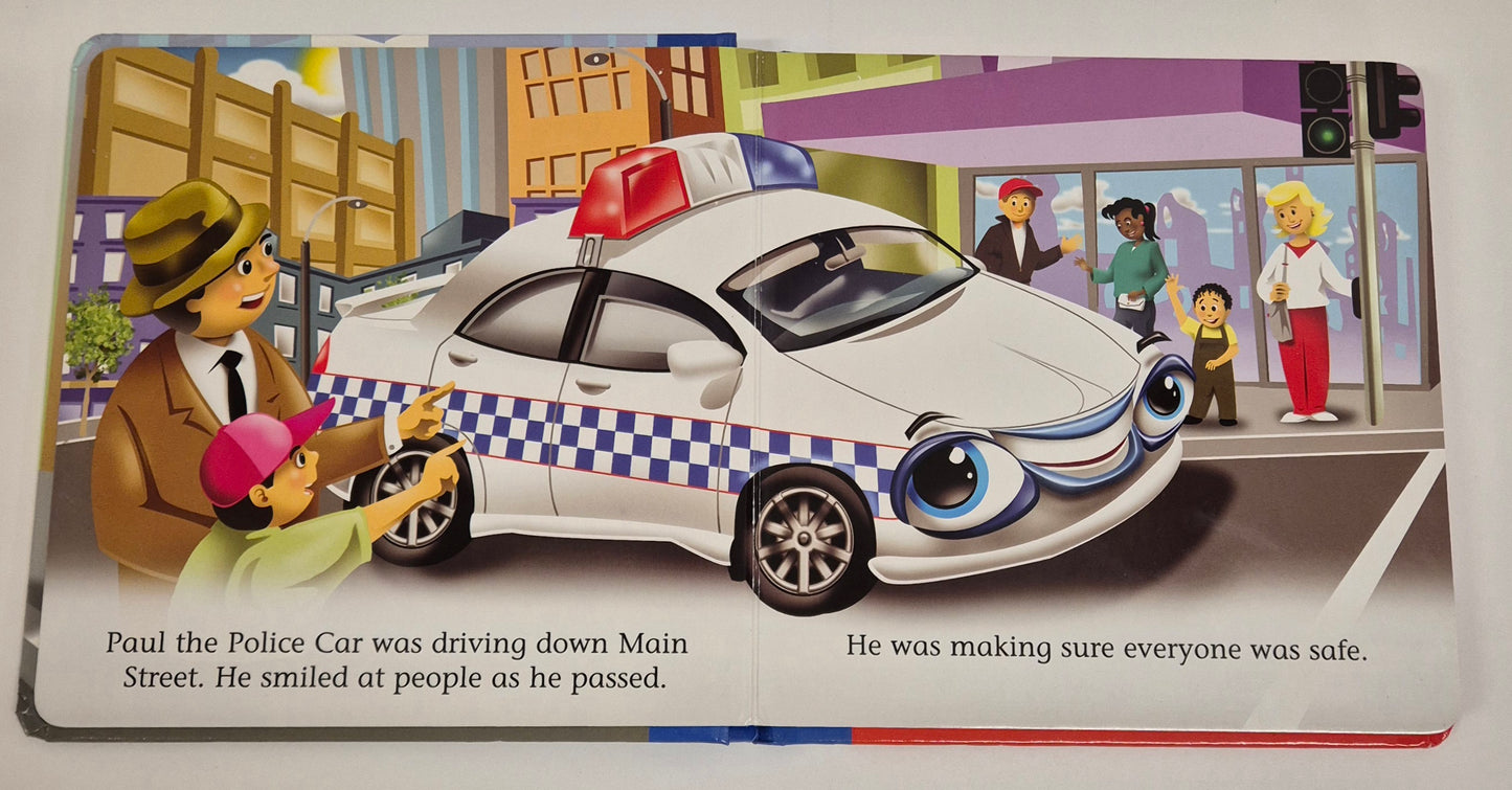 Emergency Vehicles: Paul the Police Car (Board Book)