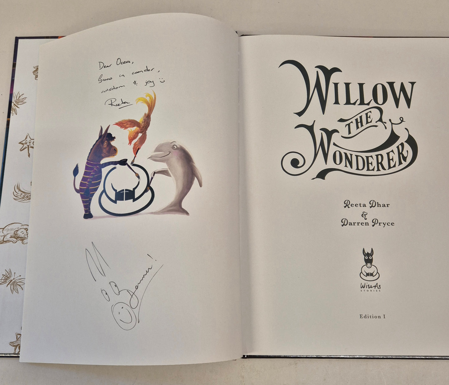 Willow The Wonderer (Book I) by Reeta Dhar (Signed)