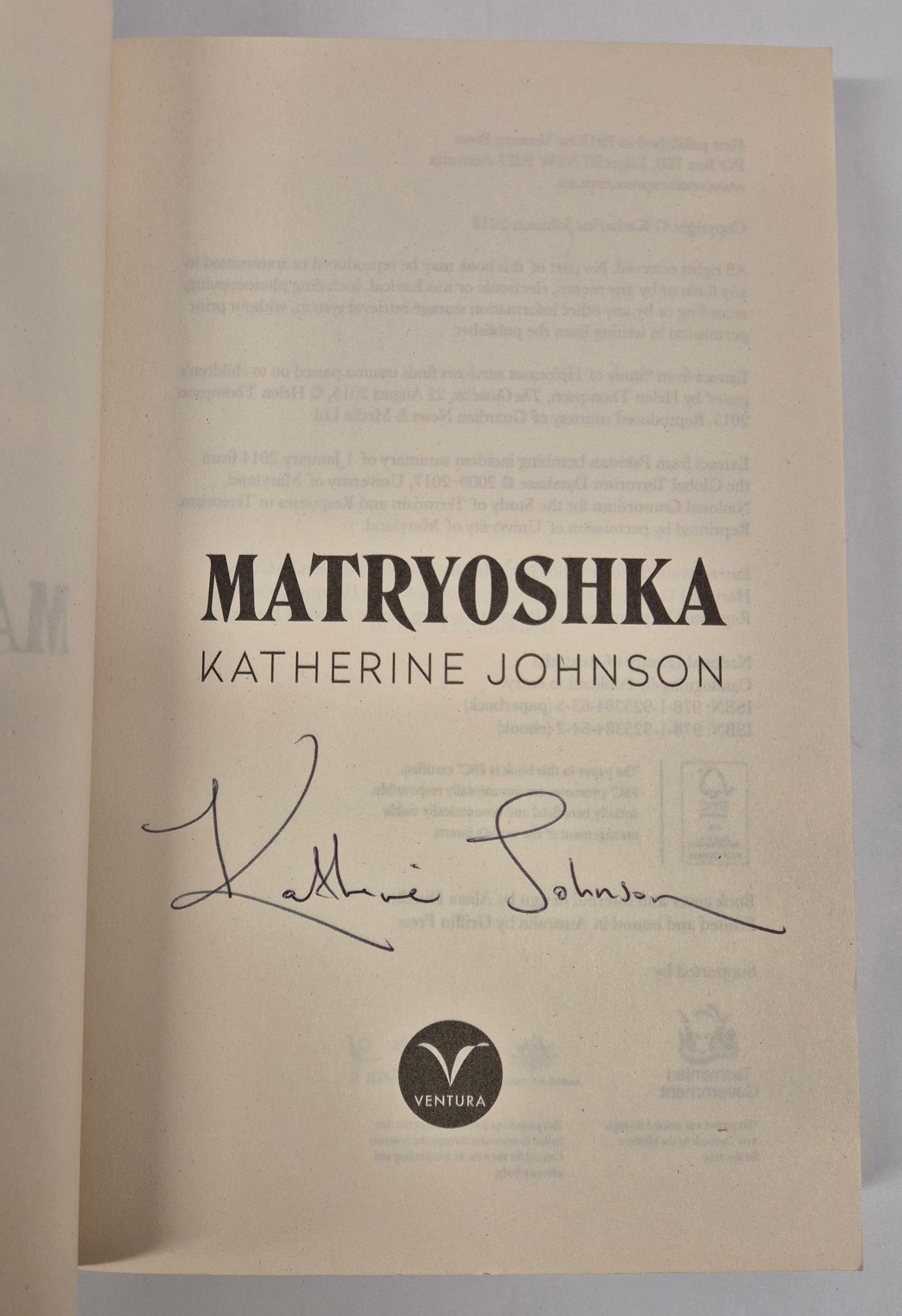 Matryoshka by Katherine Johnson (Signed)