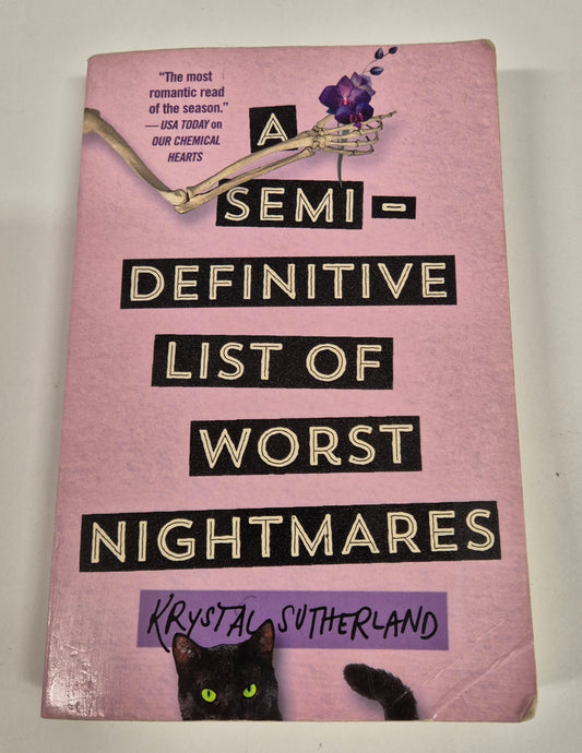 A Semi-Definitive List of Worst Nightmares by Krystal Sutherland