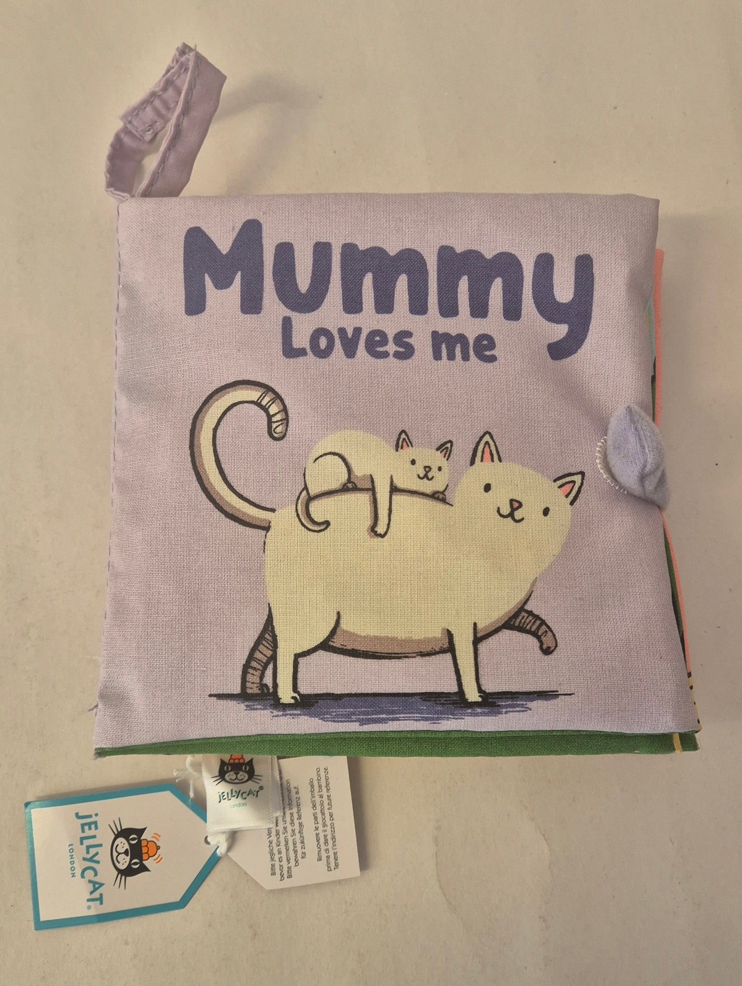 Mummy Loves Me - Jellycat (Soft Baby Book)