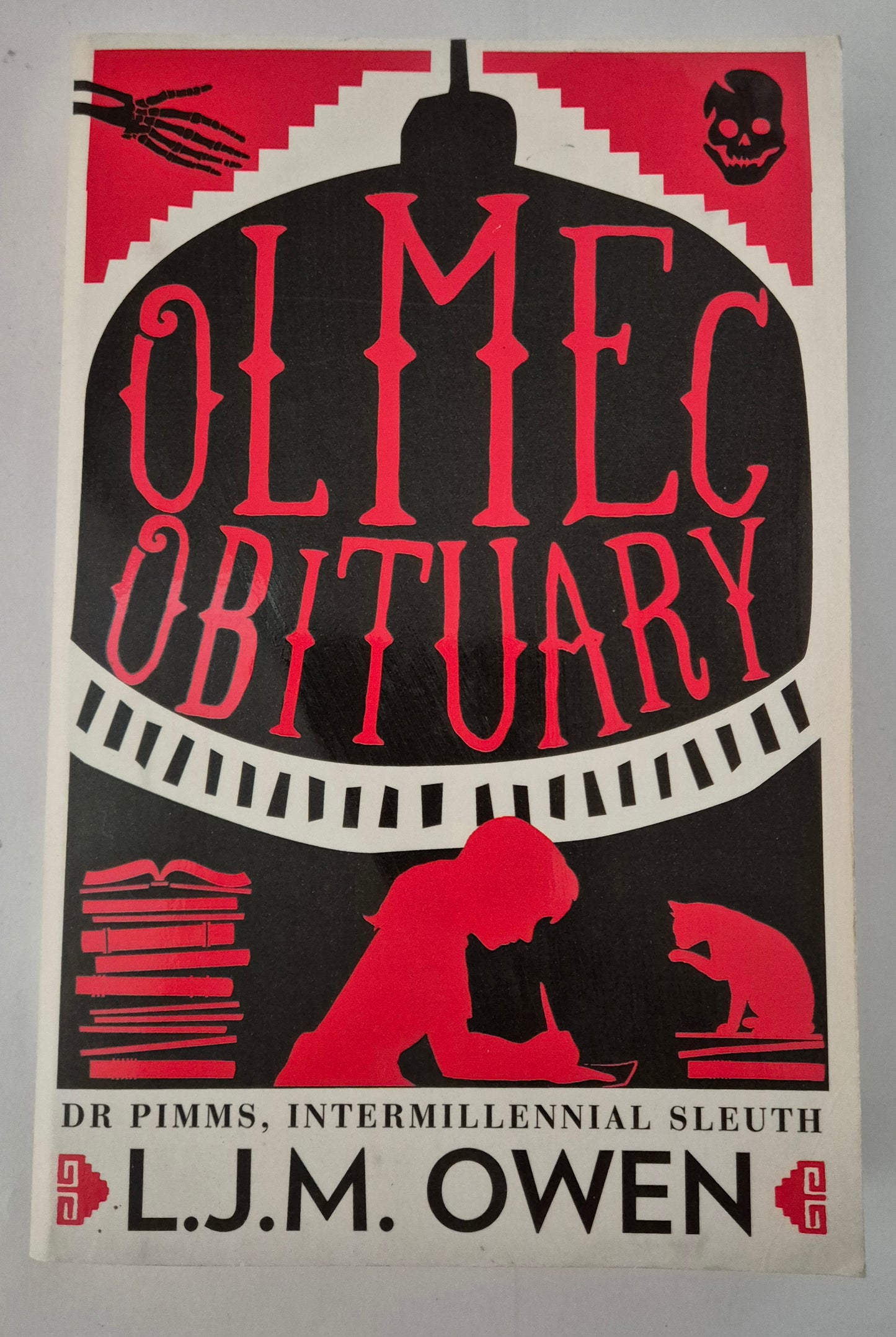 Olmec Orbituary(Dr Pimms, Intermillenial Sleuth #1) by L. J. M. Owen