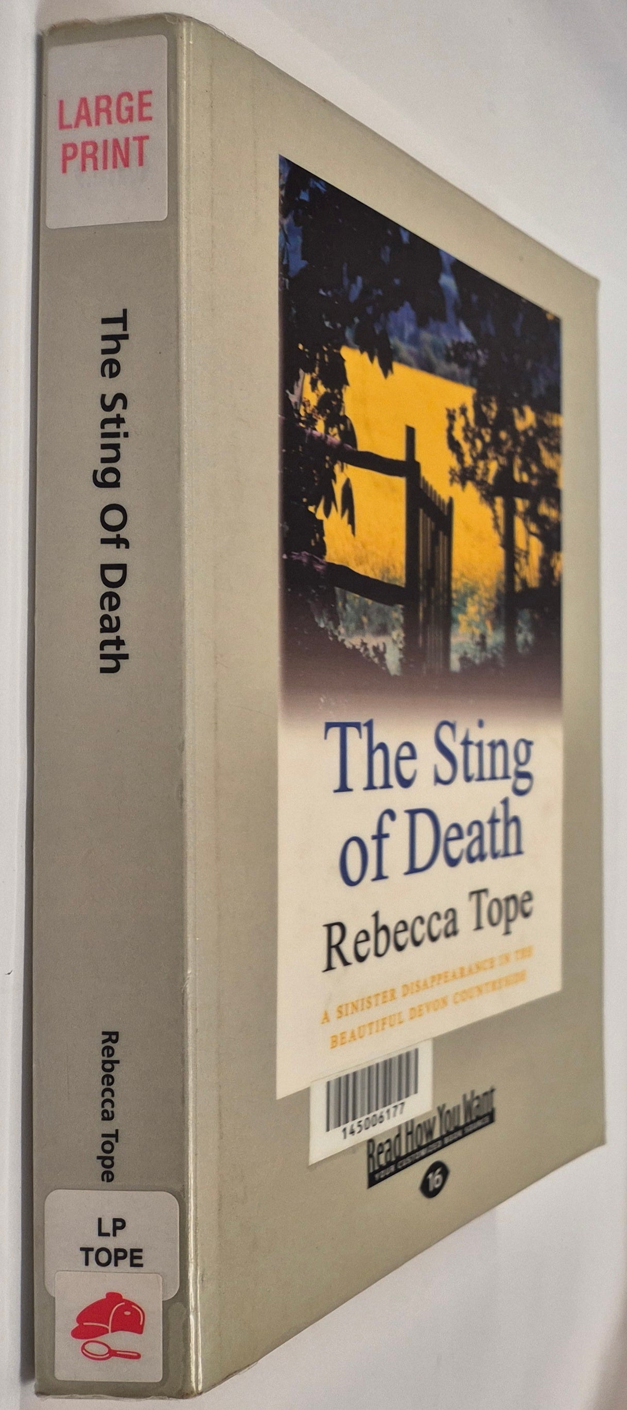 The Sting of Death (Drew Slocombe #3) by Rebecca Tope (Large Print)