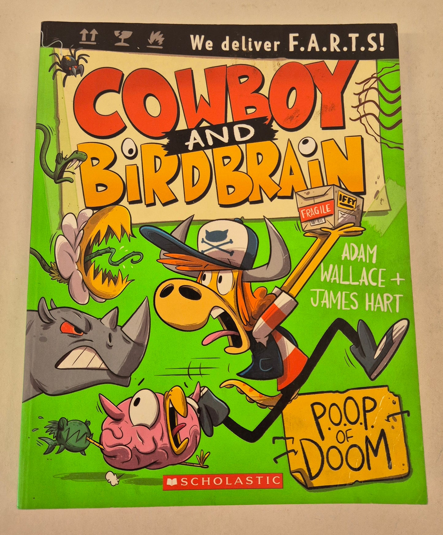 POOP of Doom (Cowboy and Birdbrain #2) by Adam Wallace