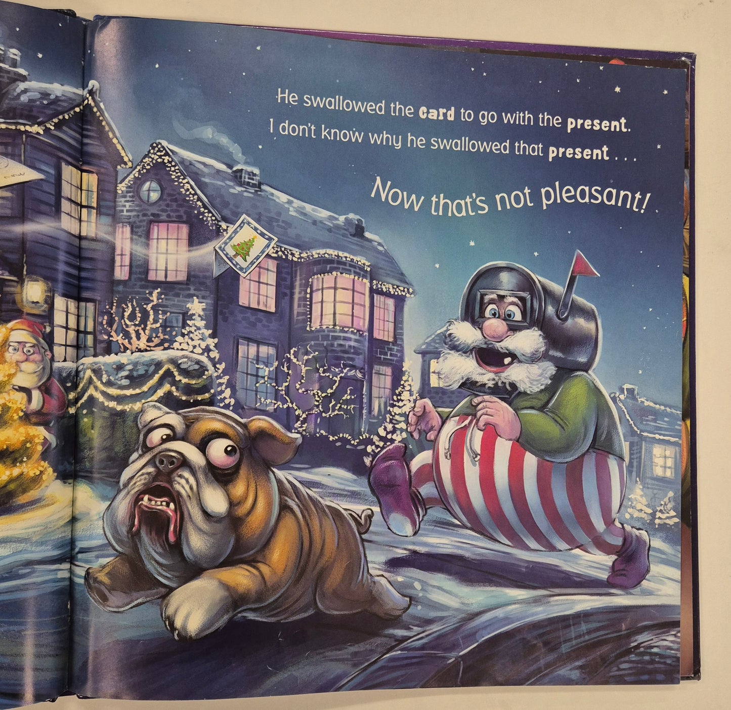 There Was an Old Bloke who Swallowed a Present by P. Crumble