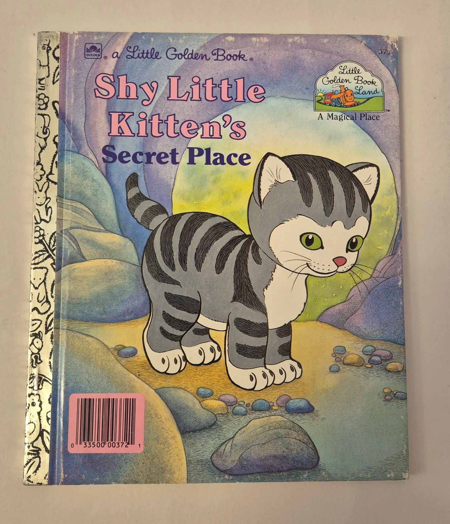 Shy Little Kitten's Secret Place by Jim Lawrence (a Little Golden Book)