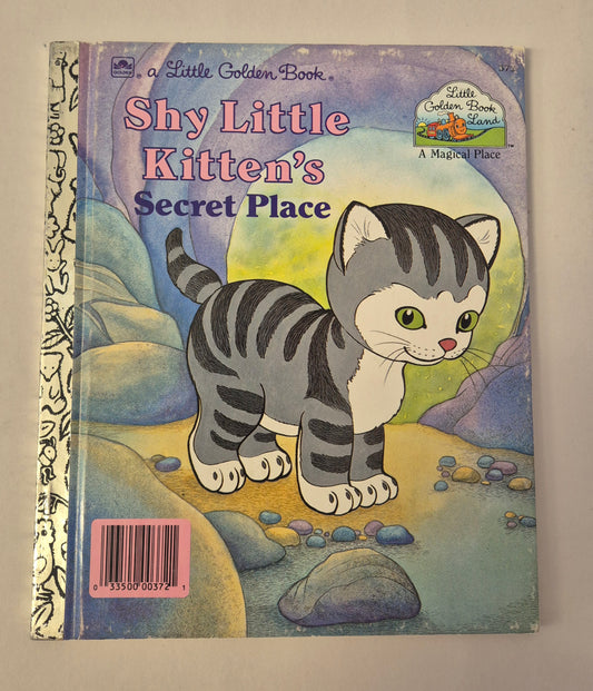 Shy Little Kitten's Secret Place by Jim Lawrence (a Little Golden Book)