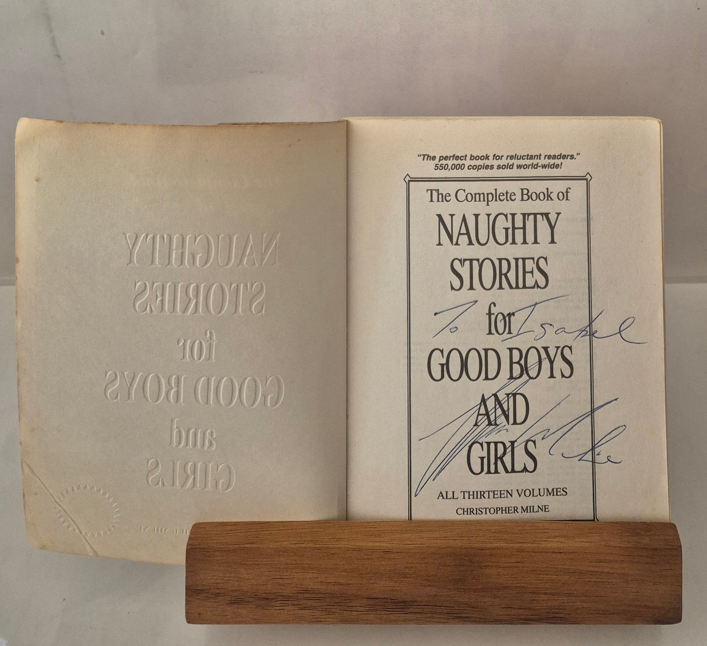 The Complete Book of Naughty Stories for Good Boys and Girls (All 13 Volumes) by Christopher Milne (Signed)