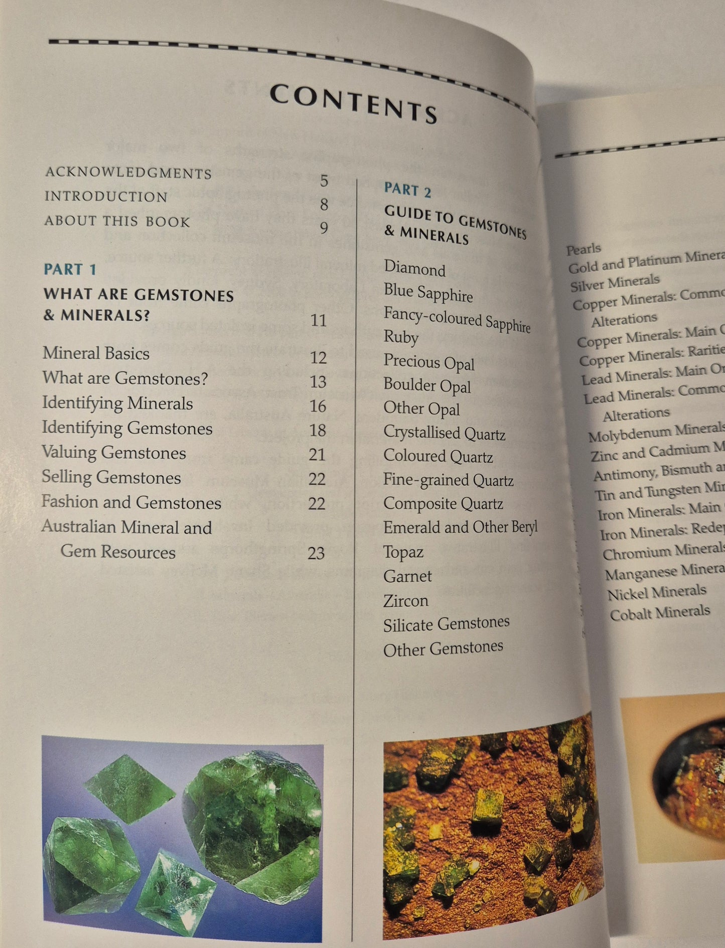 Gemstones & Minerals of Australia by Lin Sutherland & Gayle Webb