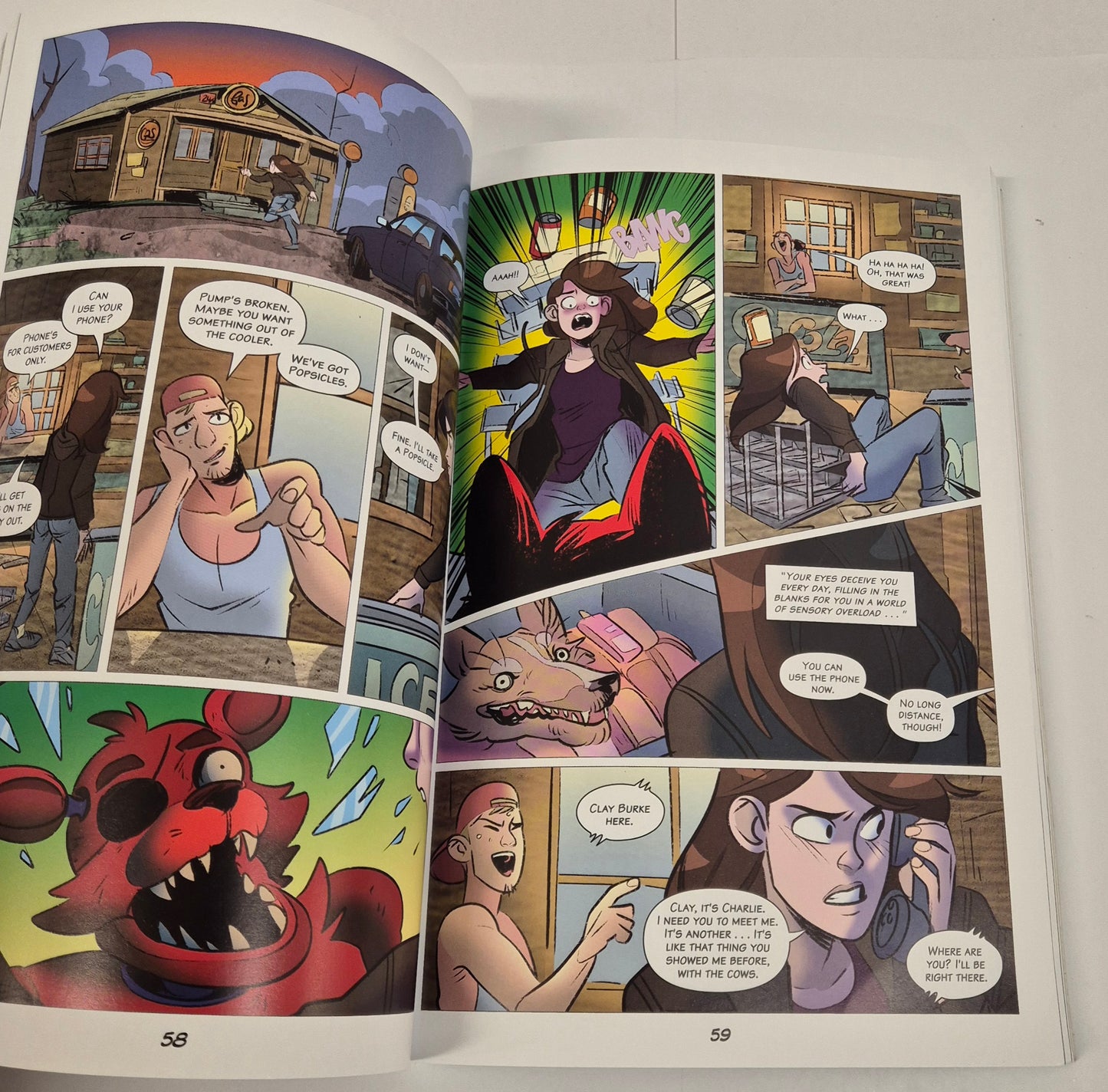The Twisted Ones (Five Nights at Freddy's Graphic Novel #2)  by Christopher Hastings